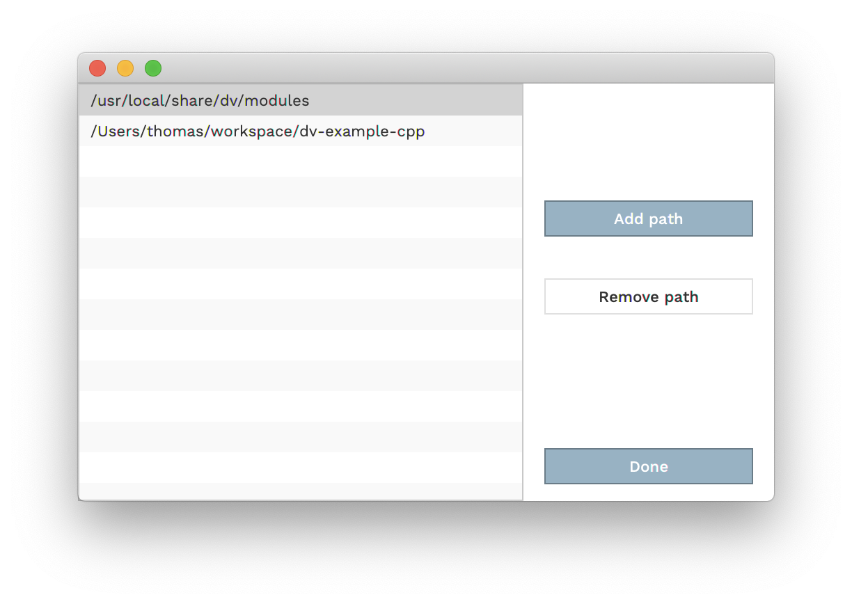 Adding a module search path